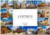 Buchcover Cottbus Impressionen (Tischkalender 2025 DIN A5 quer), CALVENDO Monatskalender