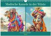 Modische Kamele in der Wüste. Extravagante Highlights (Wandkalender 2025 DIN A4 quer), CALVENDO Monatskalender width=