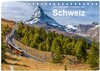 Buchcover Die schönsten Ansichten der Schweiz (Tischkalender 2025 DIN A5 quer), CALVENDO Monatskalender