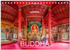 Buchcover BUDDHA - Buddhistische Tempel in Nordthailand (Tischkalender 2025 DIN A5 quer), CALVENDO Monatskalender