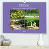 Buchcover Stille. Japanische Gartenkunst und Weisheiten (hochwertiger Premium Wandkalender 2025 DIN A2 quer), Kunstdruck in Hochgl