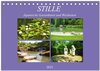 Buchcover Stille. Japanische Gartenkunst und Weisheiten (Tischkalender 2025 DIN A5 quer), CALVENDO Monatskalender