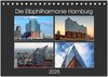 Buchcover Die Elbphilharmonie Hamburg (Tischkalender 2025 DIN A5 quer), CALVENDO Monatskalender