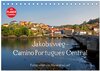 Buchcover Jakobsweg - Camino Portugues Central (Tischkalender 2025 DIN A5 quer), CALVENDO Monatskalender