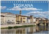 Buchcover Toskana - eine der schönsten Regionen Italiens (Tischkalender 2025 DIN A5 quer), CALVENDO Monatskalender