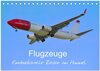 Buchcover Flugzeuge - Eindrucksvolle Riesen am Himmel (Tischkalender 2025 DIN A5 quer), CALVENDO Monatskalender