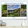 Buchcover Flüsse und Seen im Harz (hochwertiger Premium Wandkalender 2025 DIN A2 quer), Kunstdruck in Hochglanz
