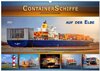 Buchcover Containerschiffe auf der Elbe (Wandkalender 2025 DIN A2 quer), CALVENDO Monatskalender