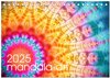 Buchcover mandala-art (Tischkalender 2025 DIN A5 quer), CALVENDO Monatskalender