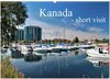 Buchcover Kanada - short visit (Wandkalender 2025 DIN A2 quer), CALVENDO Monatskalender