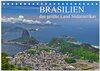 Buchcover Brasilien - das größte Land Südamerikas (Tischkalender 2025 DIN A5 quer), CALVENDO Monatskalender