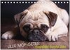 Buchcover Lillie Mopsgetier - mopsfidel durchs Jahr (Tischkalender 2025 DIN A5 quer), CALVENDO Monatskalender