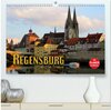 Buchcover Regensburg erleben (hochwertiger Premium Wandkalender 2025 DIN A2 quer), Kunstdruck in Hochglanz