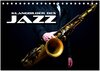 Buchcover Klangbilder des Jazz (Tischkalender 2025 DIN A5 quer), CALVENDO Monatskalender