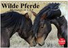 Buchcover Wilde Pferde. Mustangs in USA (Tischkalender 2025 DIN A5 quer), CALVENDO Monatskalender