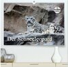 Buchcover Der Schneeleopard (hochwertiger Premium Wandkalender 2025 DIN A2 quer), Kunstdruck in Hochglanz