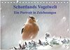 Buchcover Schottlands Vogelwelt - Ein Porträt in Zeichnungen (Tischkalender 2025 DIN A5 quer), CALVENDO Monatskalender