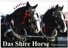 Buchcover Das Shire Horse. Impressionen (Wandkalender 2025 DIN A3 quer), CALVENDO Monatskalender