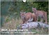Buchcover Wolf, Luchs und Co. - Tierbilder aus dem Bayerischen Wald (Wandkalender 2025 DIN A4 quer), CALVENDO Monatskalender