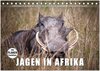 Buchcover Emotionale Momente: Jagen in Afrika. (Tischkalender 2025 DIN A5 quer), CALVENDO Monatskalender