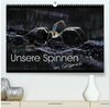 Buchcover Unsere Spinnen - im Gespräch (hochwertiger Premium Wandkalender 2025 DIN A2 quer), Kunstdruck in Hochglanz