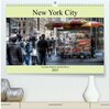 Buchcover New York City - Zwischen Hudson und East River (hochwertiger Premium Wandkalender 2025 DIN A2 quer), Kunstdruck in Hochg