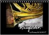 Buchcover Klangbilder Instrumental-KUNST (Tischkalender 2025 DIN A5 quer), CALVENDO Monatskalender