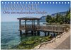 Buchcover GARDASEE Orte am malerischen Ostufer (Tischkalender 2025 DIN A5 quer), CALVENDO Monatskalender