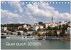 Buchcover Quer durch Serbien (Tischkalender 2025 DIN A5 quer), CALVENDO Monatskalender