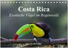 Buchcover Costa Rica - Exotische Vögel im Regenwald (Tischkalender 2025 DIN A5 quer), CALVENDO Monatskalender