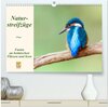 Buchcover Naturstreifzüge. Fauna an heimischen Flüssen und Seen (hochwertiger Premium Wandkalender 2025 DIN A2 quer), Kunstdruck i