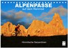 Buchcover Alpenpässe auf dem Rennrad "Himmlische Serpentinen" (Tischkalender 2025 DIN A5 quer), CALVENDO Monatskalender