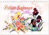 Buchcover Irisblüten Zeichnungen (Tischkalender 2025 DIN A5 quer), CALVENDO Monatskalender
