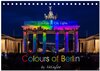 Buchcover Colours of Berlin (Tischkalender 2025 DIN A5 quer), CALVENDO Monatskalender