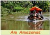 Buchcover Am Amazonas (Tischkalender 2025 DIN A5 quer), CALVENDO Monatskalender