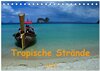 Buchcover Tropische Strände (Tischkalender 2025 DIN A5 quer), CALVENDO Monatskalender