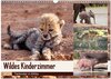 Buchcover Wildes Kinderzimmer - Tierkinder in Afrika (Wandkalender 2025 DIN A3 quer), CALVENDO Monatskalender