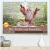 Buchcover Die Trolle von Gamleby - Schweden - Skulpturen von Jan Pol (hochwertiger Premium Wandkalender 2025 DIN A2 quer), Kunstdr