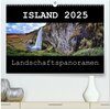Buchcover Island 2025 Landschaftspanoramen (hochwertiger Premium Wandkalender 2025 DIN A2 quer), Kunstdruck in Hochglanz