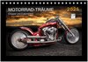 Buchcover Motorrad-Träume – Chopper und Custombikes (Tischkalender 2025 DIN A5 quer), CALVENDO Monatskalender