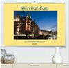 Buchcover Mein Hamburg - Am schönsten bei Nacht (hochwertiger Premium Wandkalender 2025 DIN A2 quer), Kunstdruck in Hochglanz