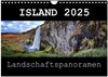 Buchcover Island 2025 Landschaftspanoramen (Wandkalender 2025 DIN A4 quer), CALVENDO Monatskalender