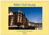 Buchcover Mein Hamburg - Am schönsten bei Nacht (Tischkalender 2025 DIN A5 quer), CALVENDO Monatskalender