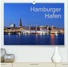 Buchcover Hamburger Hafen (hochwertiger Premium Wandkalender 2025 DIN A2 quer), Kunstdruck in Hochglanz