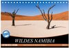 Buchcover Wildes Namibia (Tischkalender 2025 DIN A5 quer), CALVENDO Monatskalender