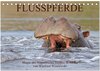 Buchcover Flusspferde Magie des Augenblicks - Hippos in Afrika (Tischkalender 2025 DIN A5 quer), CALVENDO Monatskalender