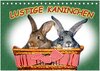 Buchcover Lustige Kaninchen (Tischkalender 2025 DIN A5 quer), CALVENDO Monatskalender
