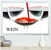 Buchcover Wein (hochwertiger Premium Wandkalender 2025 DIN A2 quer), Kunstdruck in Hochglanz