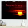 Buchcover Sonnenuntergang (hochwertiger Premium Wandkalender 2025 DIN A2 quer), Kunstdruck in Hochglanz
