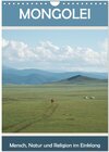 Buchcover Mongolei - Mensch, Natur und Religion im Einklang (Wandkalender 2025 DIN A4 hoch), CALVENDO Monatskalender